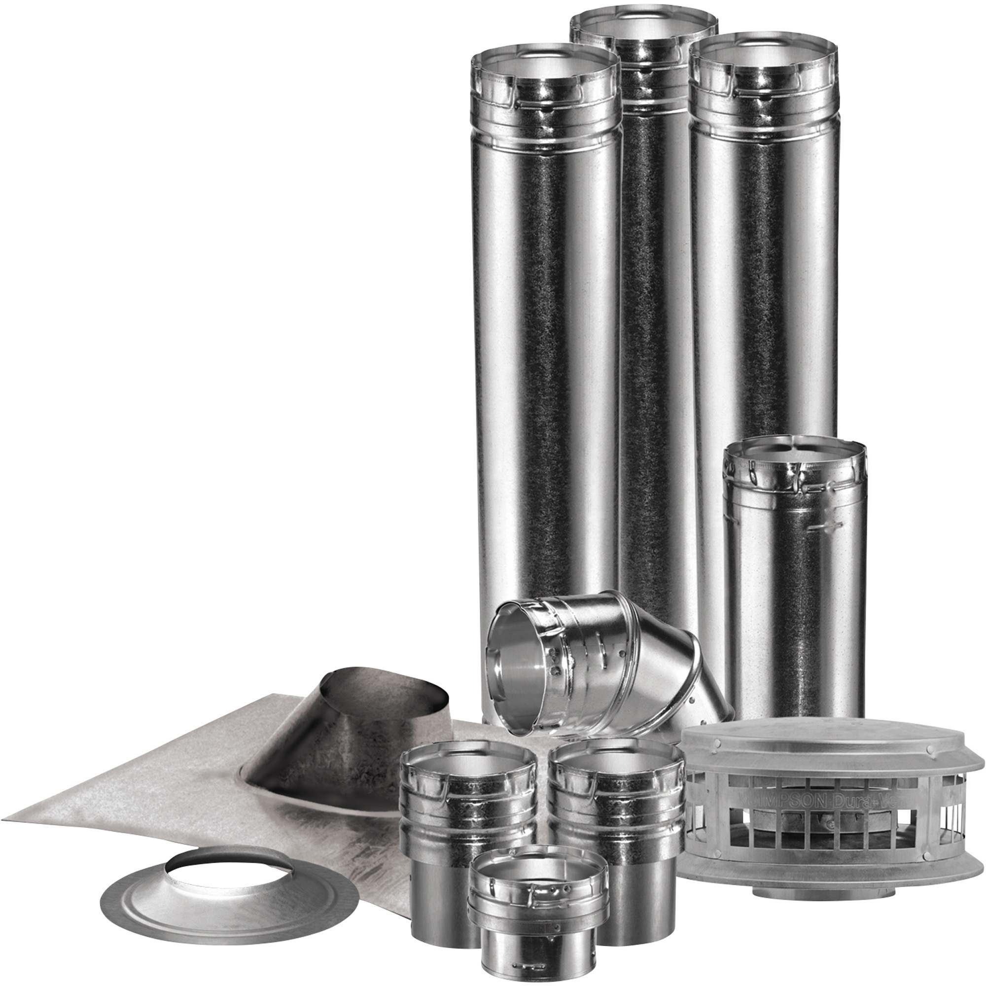 DuraVent Vent Unit Heater Kit, 4in. Vertical, Model# 4GVKNT
